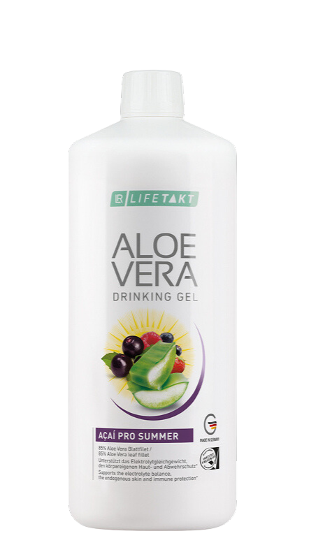 Aloe Vera Gel Bebível Açaí Pro Summer